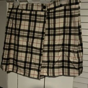 Empyre plaid wrap skirt